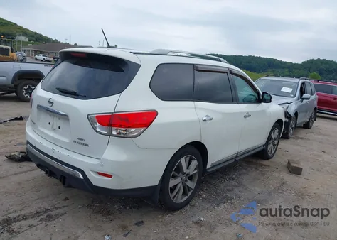2014 Nissan Pathfinder Platinum from USA, damaged, VIN 5N1AR2MM5EC727350